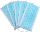 50 X Disposable 3-ply face mask