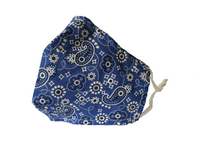 Double  Layered Cotton Paisley Fashion Face Coverings